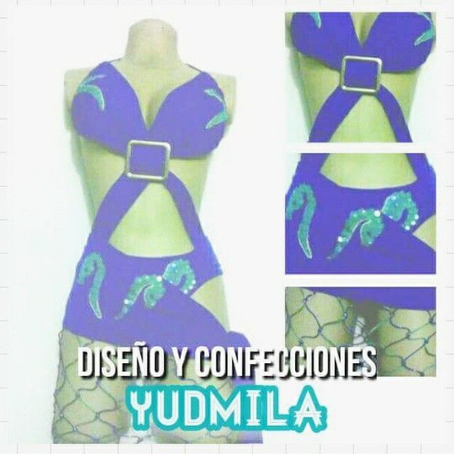 Muestra traje de baño artesanal