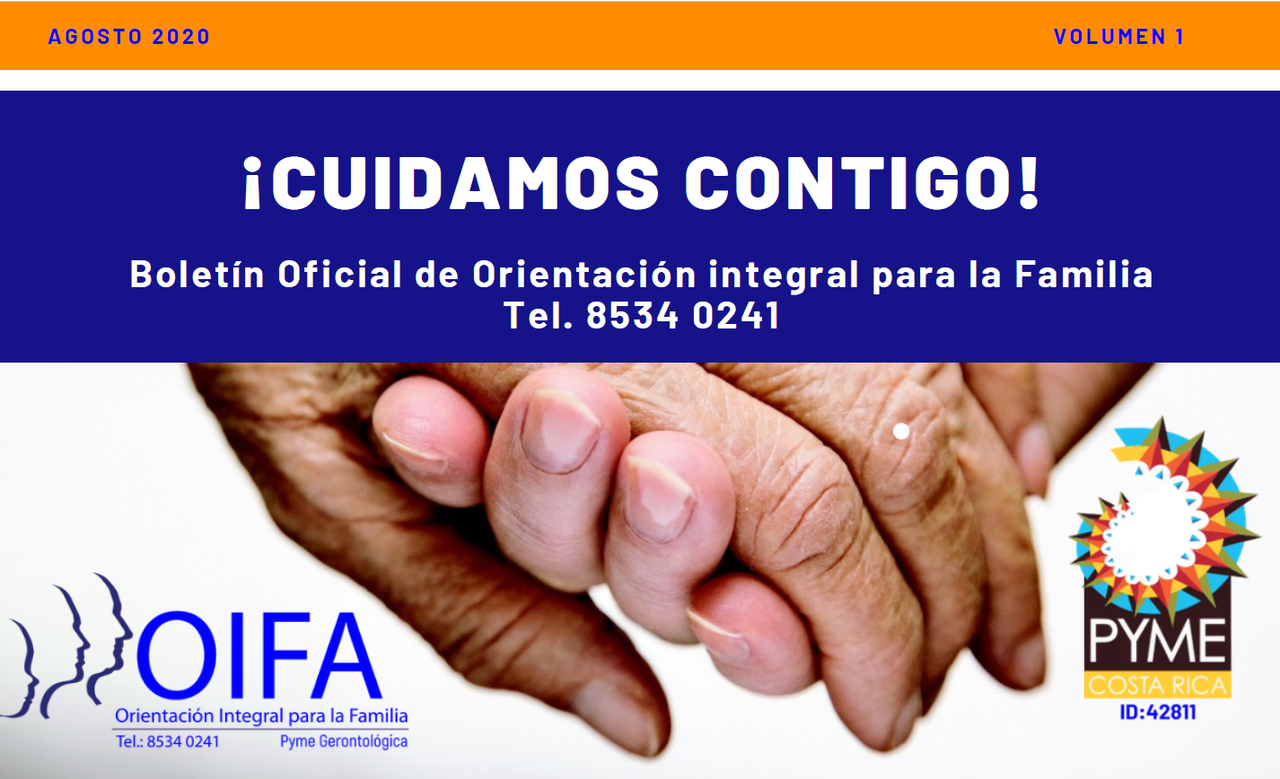 En Agosto saldrá el primer número de nuestro Boletín Somos Cuidadores. ¿Desea obtener una copia gratis? Escríbanos.
