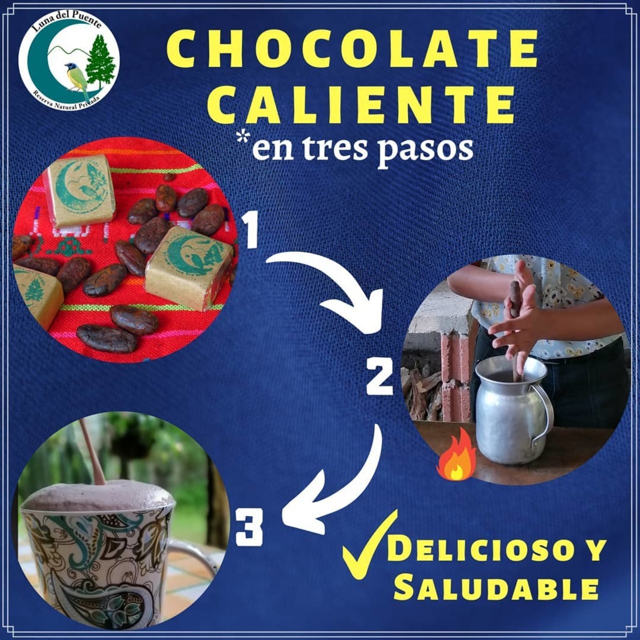 CHOCOLATE ARTESANAL Y NATURAL AL 70 DE CACAO, LAGO DE YOJOA